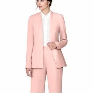 NWT Alice + Olivia Jerri Stand-collar Blazer In Pink